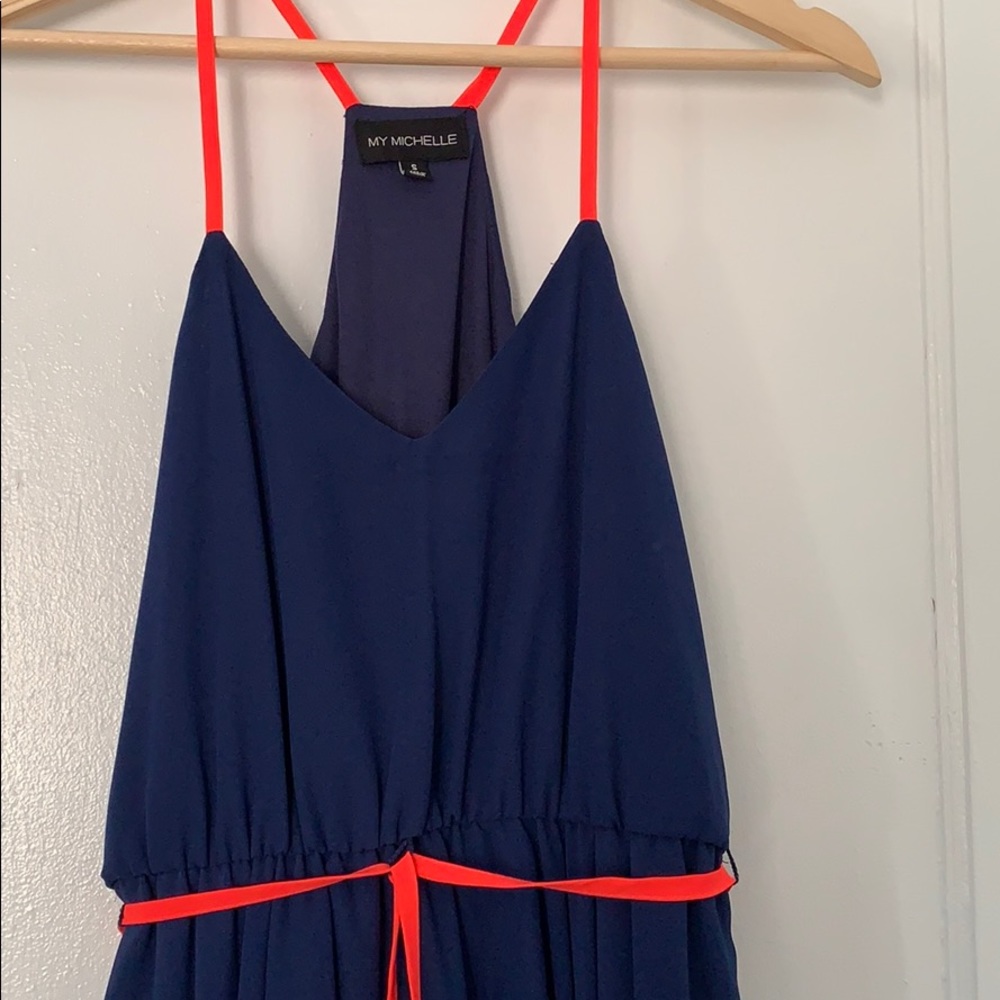 Navy blue dress
